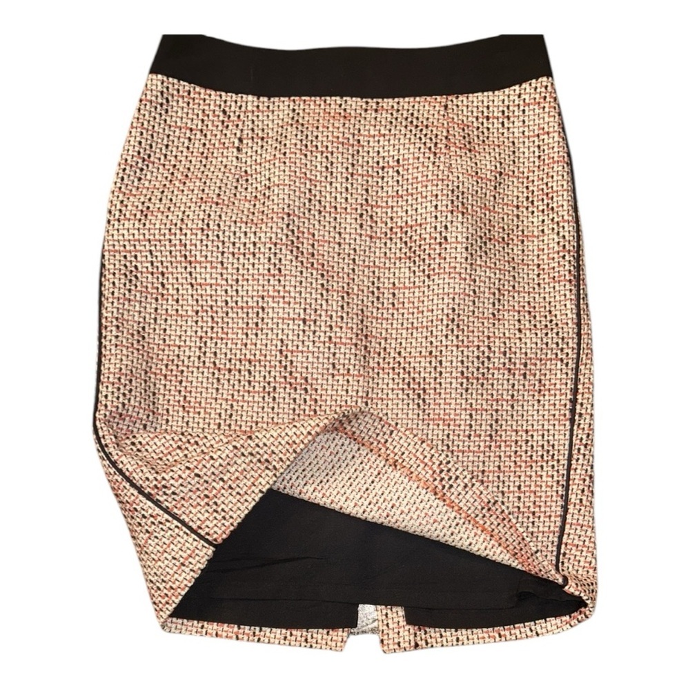 Talbots Woven Tweed Pencil Skirt in Blood Orange Size 0 Petite - Picture 6 of 9